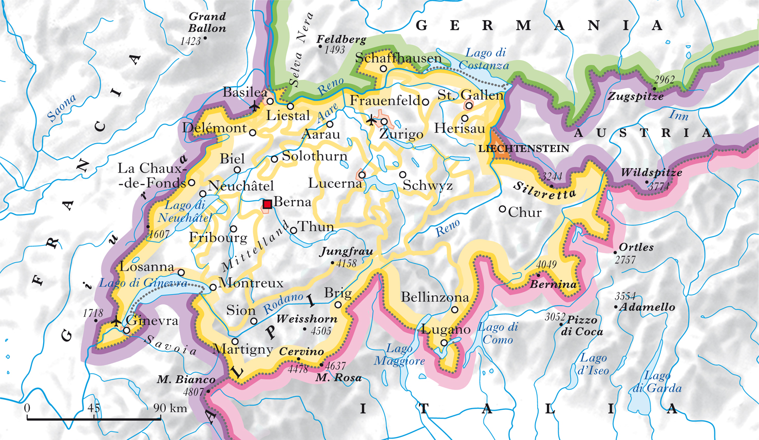 Svizzera Nell Enciclopedia Treccani