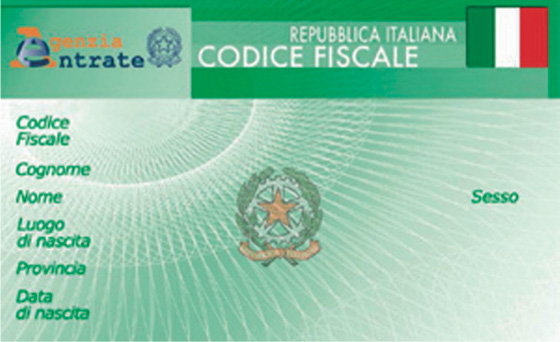 codice fiscale in "Dizionario di Economia e Finanza"