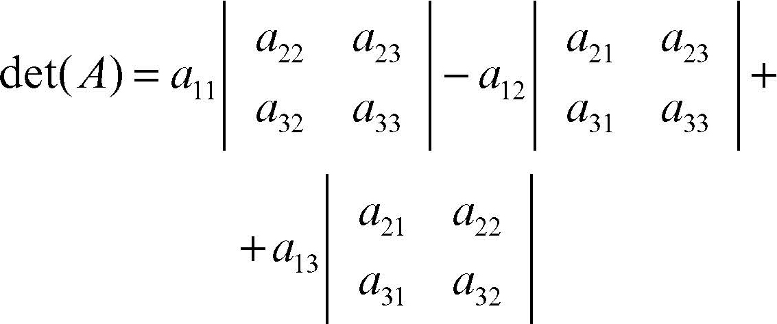 Determinante In Enciclopedia Della Matematica