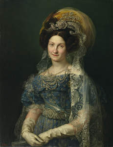 Marìa Cristina di Borbone regina e reggente di Spagna