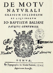 Baliani, Giovanni Battista
