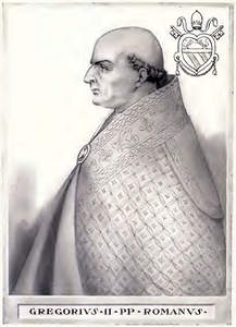 Gregòrio II papa, santo