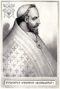Eugènio I papa, santo