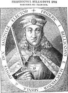 Federico I il Bellicoso elettore di Sassonia