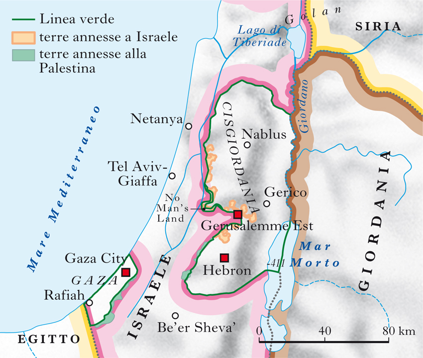 Palestina In Atlante Geopolitico Treccani