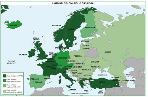 Membri del Consiglio d'Europa