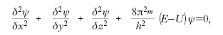 l'equazione di Schrödinger