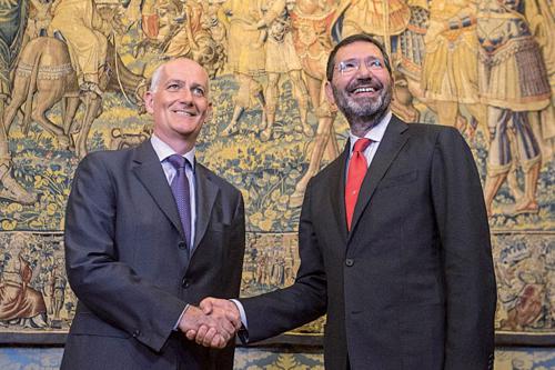 Franco Gabrielli ed Ignazio Marino