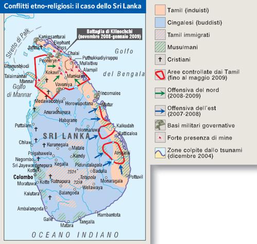 Conflitti etno-religiosi: lo Sri Lanka