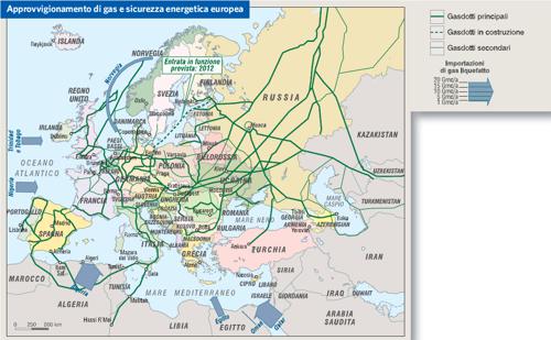 Gas e sicurezza energetica europea