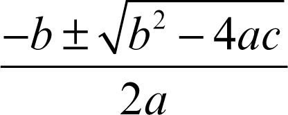 formula