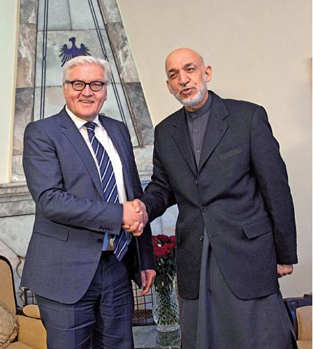 Steinmeier e Karzai