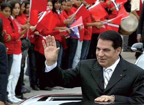 Il presidente tunisino Ben Ali