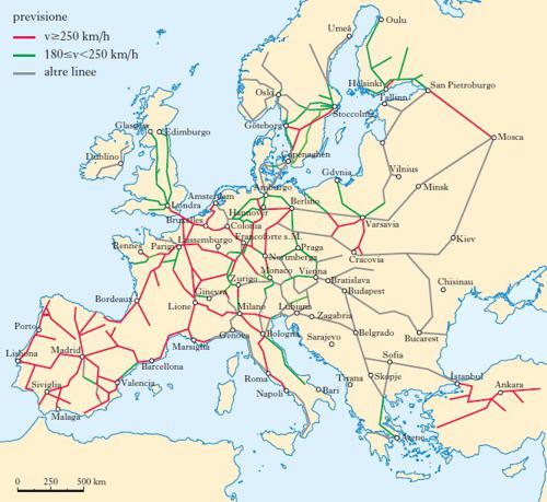 Rete europea alta velocità e alta capacità