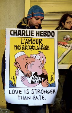Solidarietà per Charlie Hebdo