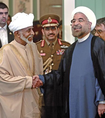 Qaboos bin Said ed Hassan Rouhani