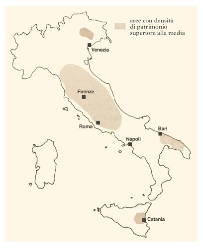 Figura 8 Mappa del patrimonio