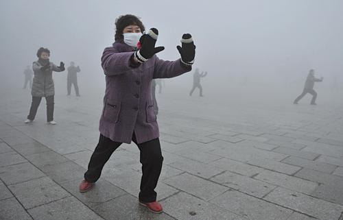 Tai chi nello smog
