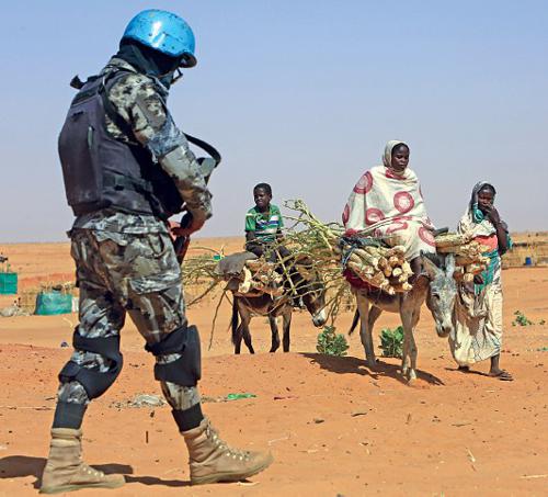 Soldato della UN-African union mission