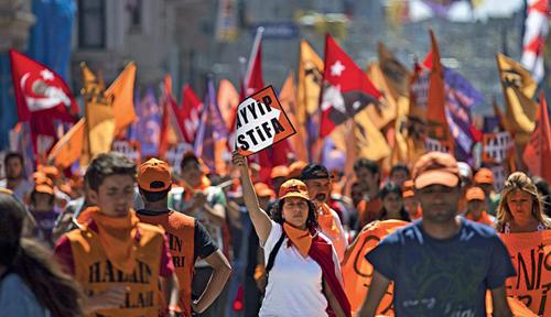 Manifestazione a Istanbul
