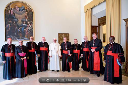 Papa Francesco ed il Consiglio di cardinali