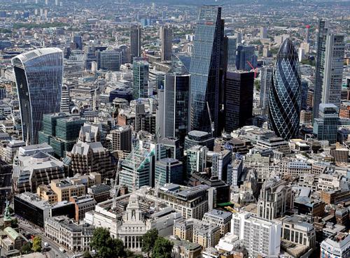 Distretto finanziario a Londra
