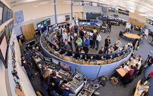 Sala controllo del CERN di Ginevra